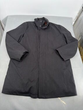 Jos A Bank Gray Hooded Parka Coat Sz 44R